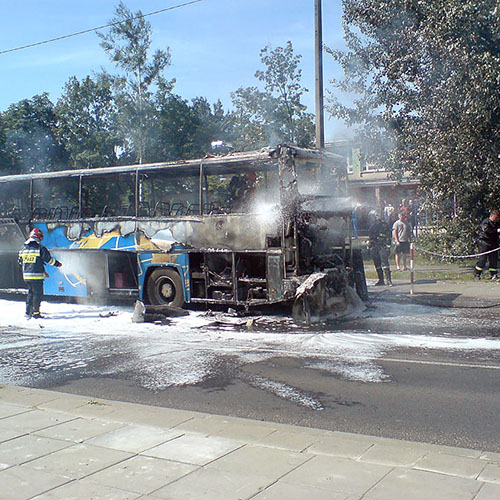 Dogaszanie autokaru