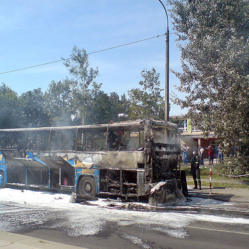 Dogaszanie autokaru