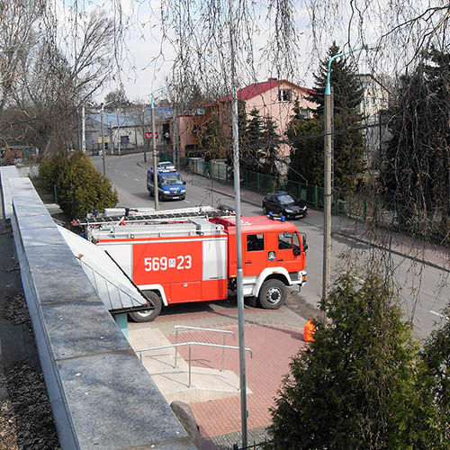 Ciężki wóz gaśniczy. OSP Jeziorna. Ochotnicza Straż Pożarna w Konstancinie-Jeziornie. 569m23