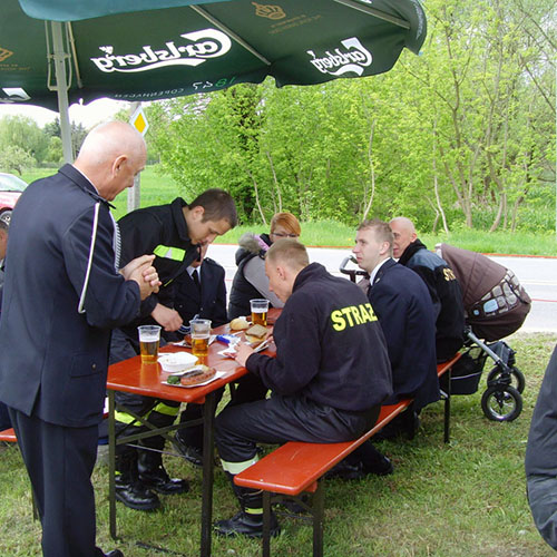 Od lewej: Prezes Madeński Ździsław, Konrad Rozbicki, Grzegorz Barcikowski, Łukasz Witkowski, Kamil Pasymowski