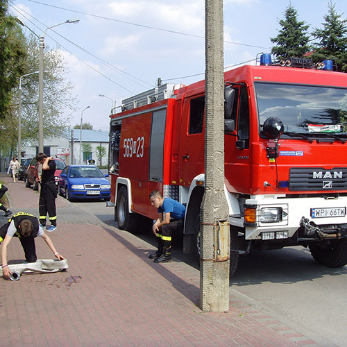 Ćwiczenia MDP - Straż Pożarna w Konstancinie-Jeziornie