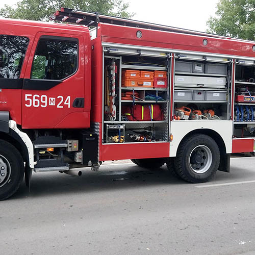 Średni wóz gaśniczy - Straż Pożarna Konstancin-Jeziorna