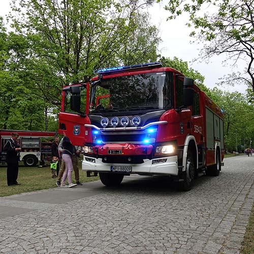 Nowy średni samochód ratowniczo gaśniczy Scania P360 OSP Bielawa