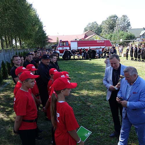 Wręczenie nagród na zakończenie zawodów