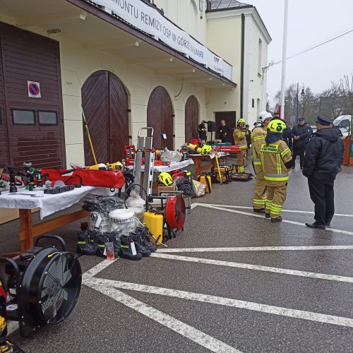 Dzień uroczystego przekazania w Górze Kalwarii.